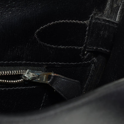 Hermes Box Toile Lakis Kelly 40 Black 20 of 26