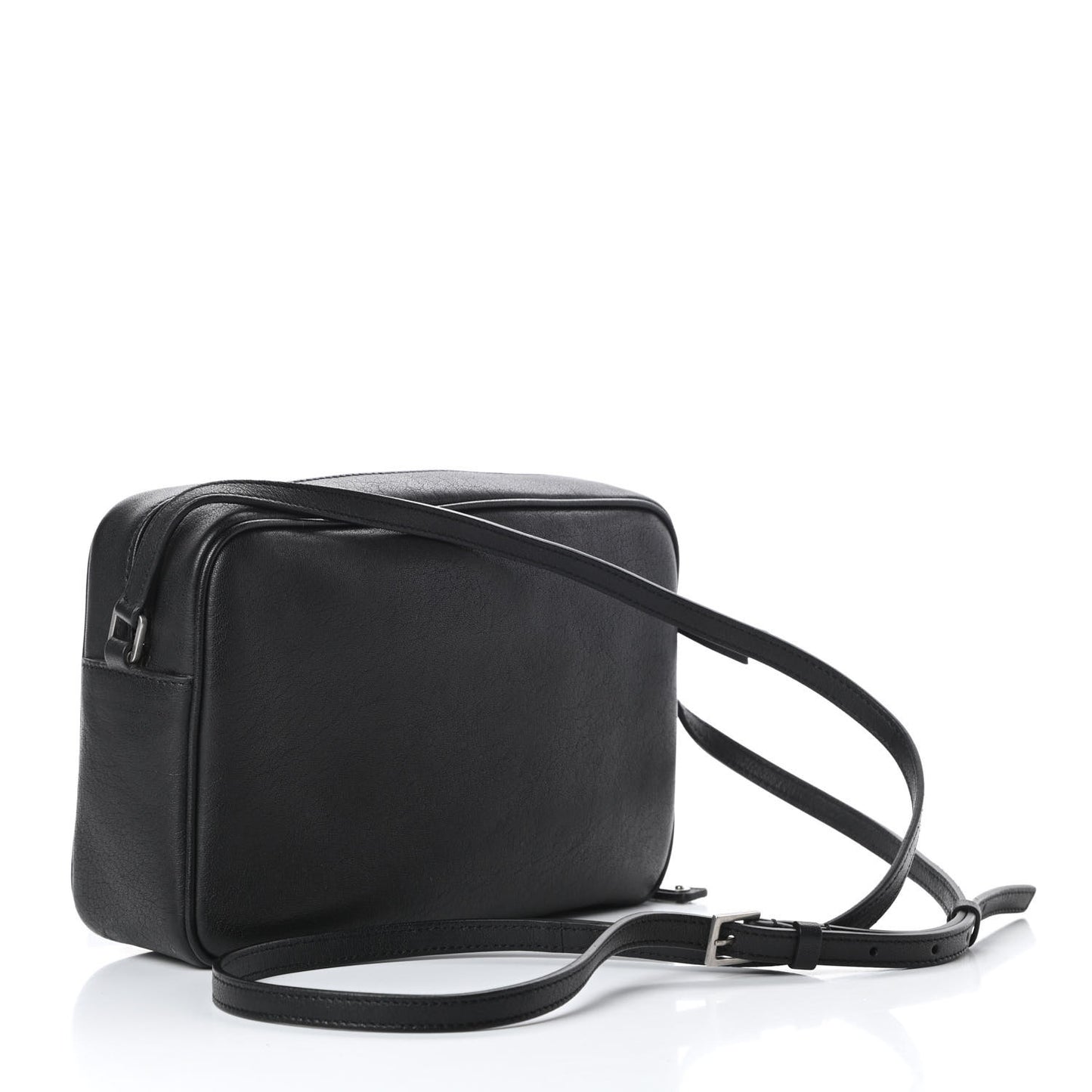 Lambskin Monogram Small Lou Camera Bag Black