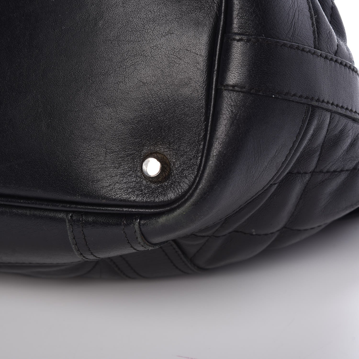 Burberry Calfskin Quilted Baby Beaton Black 11 of 20