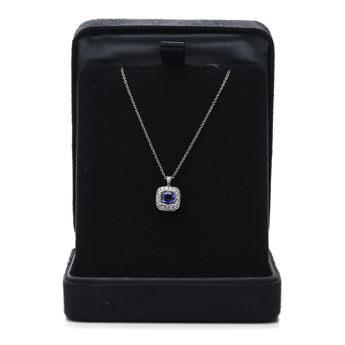 Platinum Diamond Tanzanite Legacy Pendant Necklace