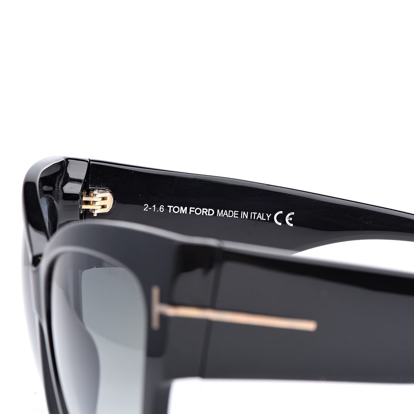 Acetate Anoushka Cat Eye Sunglasses TF371 Black