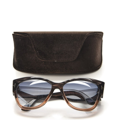 Tom Ford Anoushka Sunglasses TF371 Melange Grey Peach 8 of 8