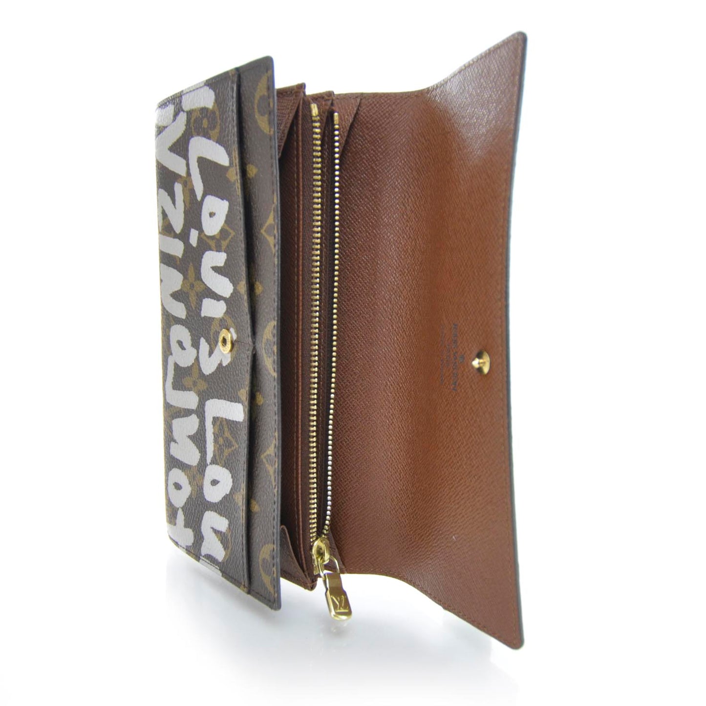 Monogram Graffiti Porte-Monnaie Wallet Silver