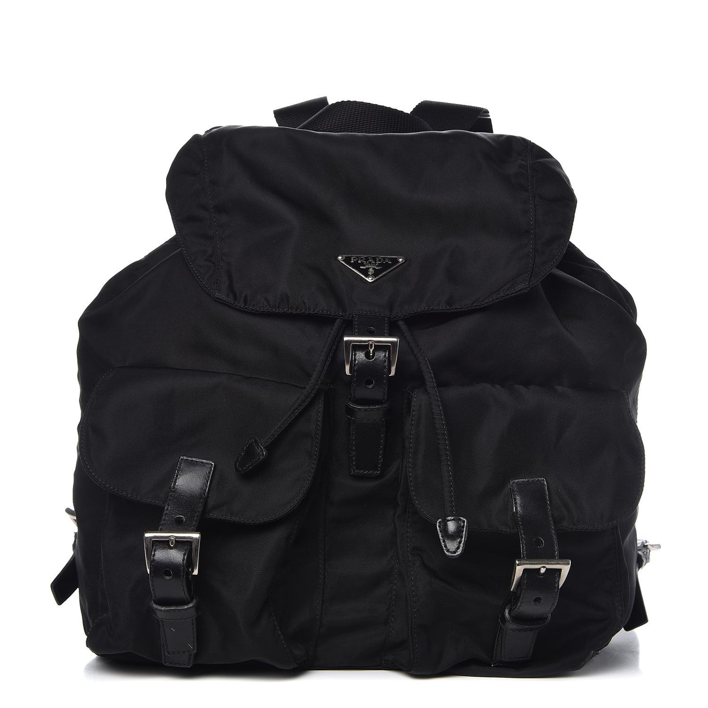 Nylon Vela Medium Backpack Black
