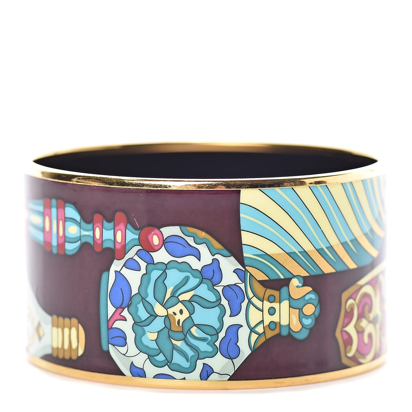 Enamel Printed Qu' Importe Le Falcon Extra Wide Bracelet 70