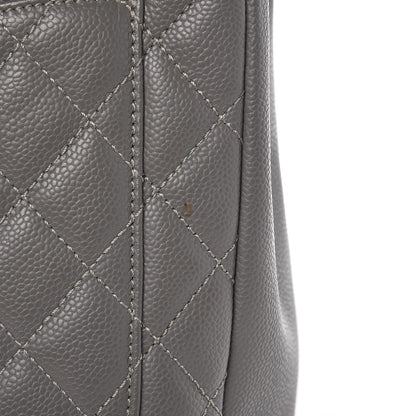 Chanel Caviar Quilted Grand Shopping Tote GST Grey 12 of 12