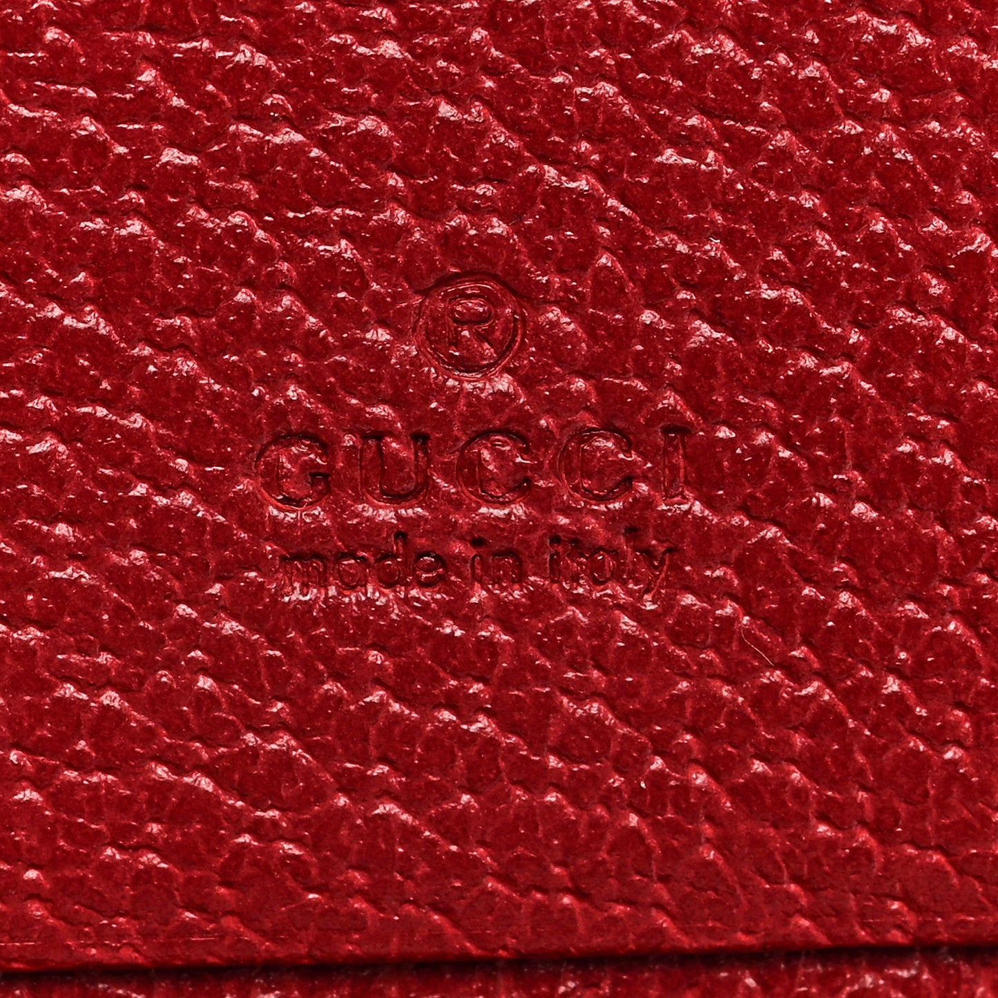 GG Supreme Monogram Flora Web Ophidia Card Case Red