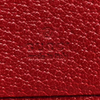 Gucci GG Supreme Monogram Flora Web Ophidia Card Case Red 6 of 7
