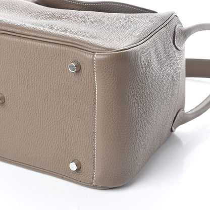Hermes Taurillon Clemence Lindy 30 Etoupe 9 of 10