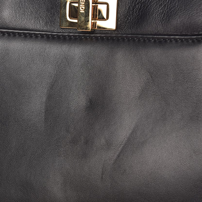 Fendi Nappa Mini Peekaboo Iconic Satchel Black 11 of 11
