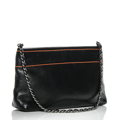 Chanel Lambskin Lax Pochette Black 3 of 7