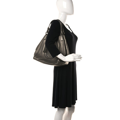 Gucci Metallic Cellarius Calfskin Medium Soho Shoulder Bag Sasso 2 of 10