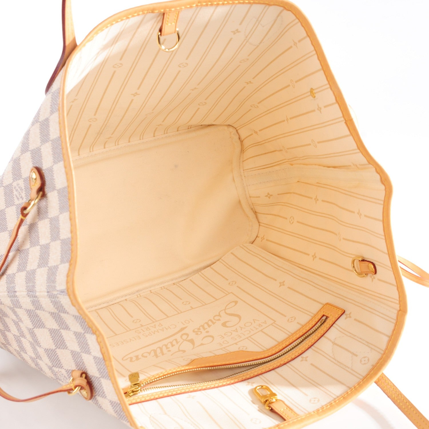 Louis Vuitton Damier Azur Neverfull MM 5 of 7