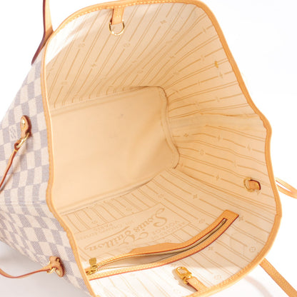 Louis Vuitton Damier Azur Neverfull MM 5 of 7