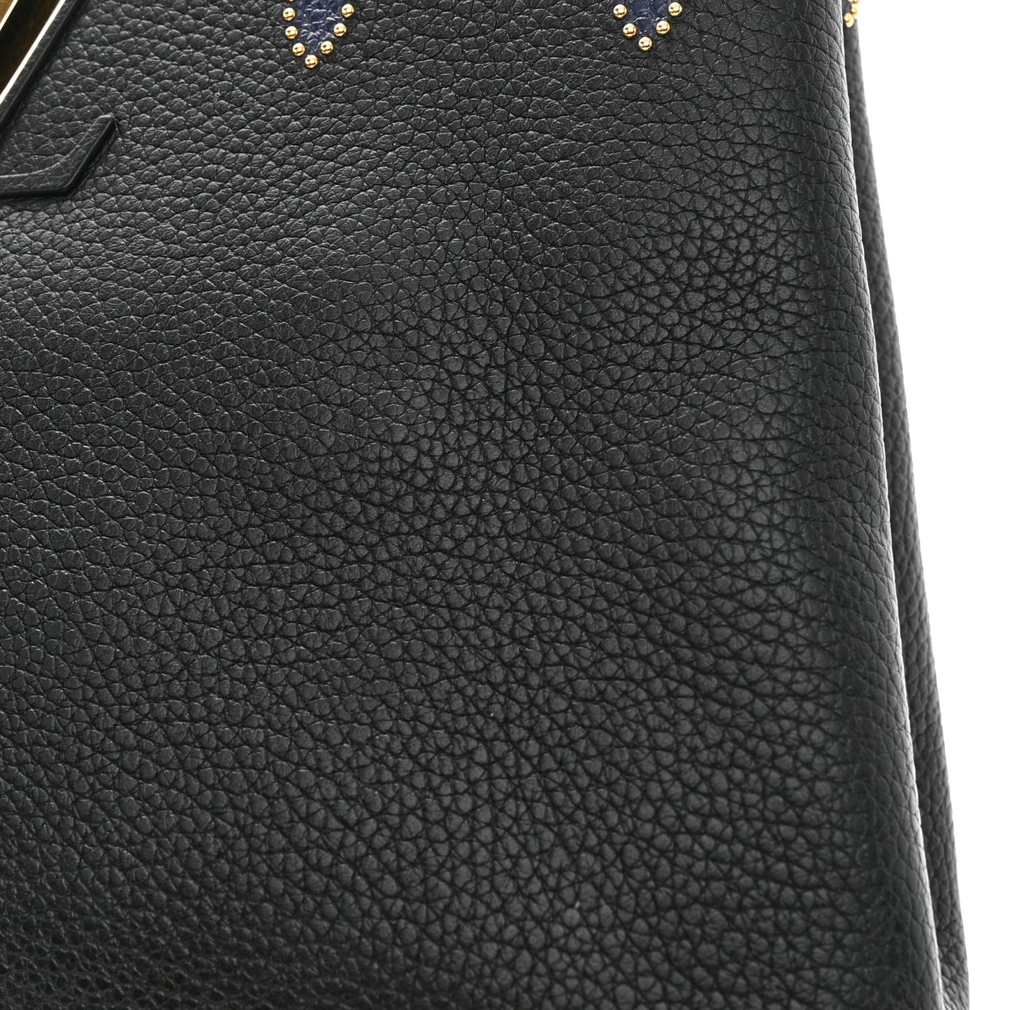 Taurillon Flower Capucines PM Black Blue