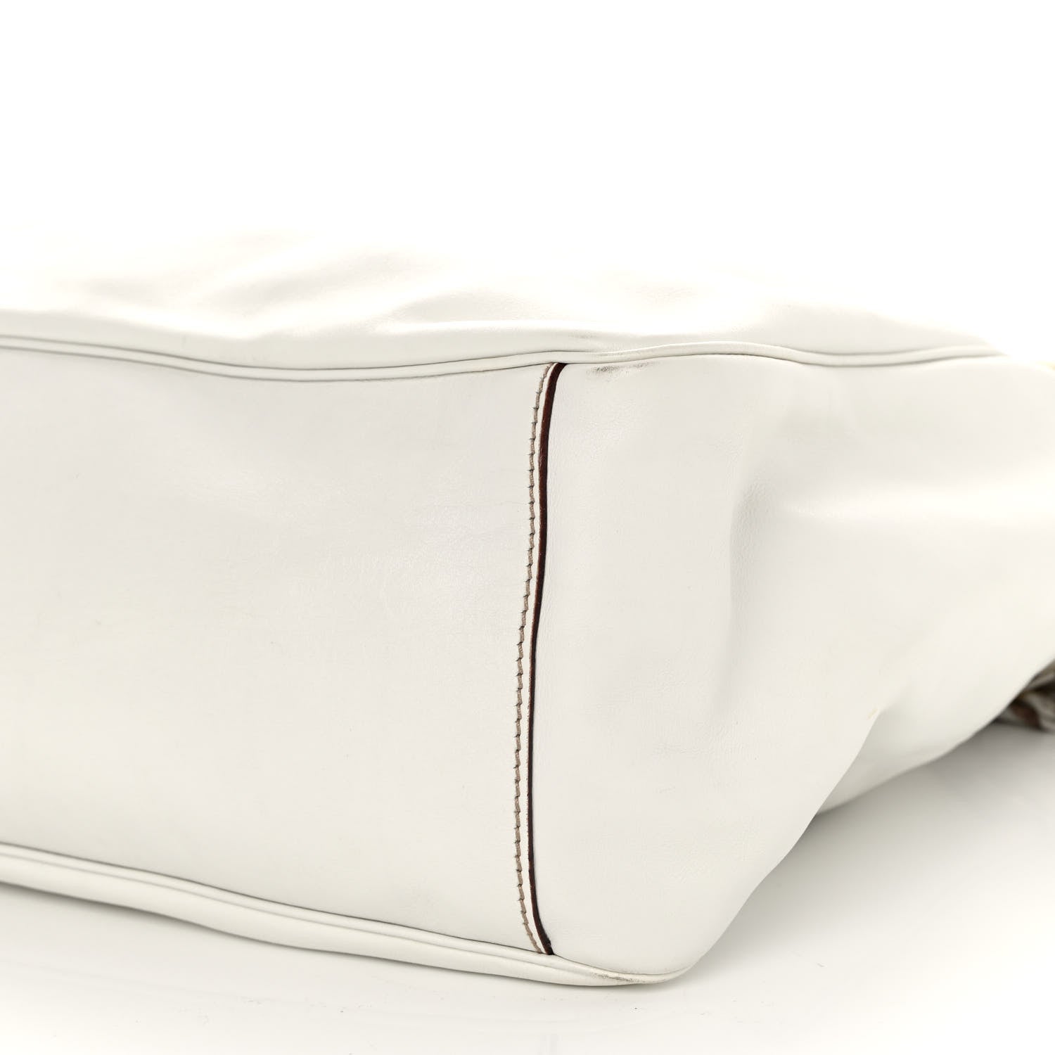 Gucci Calfskin Large Positano Tote White 9 of 9