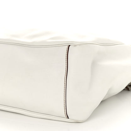 Gucci Calfskin Large Positano Tote White 9 of 9