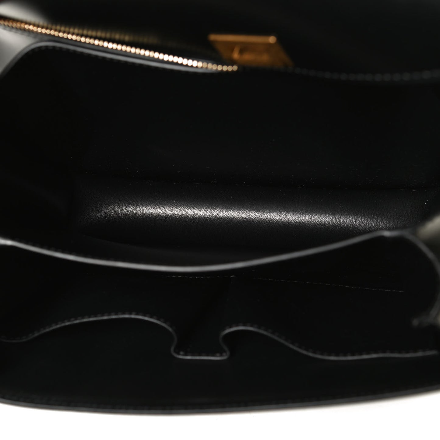 Box Calfskin Medium Classic Box Flap Bag Black
