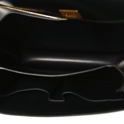 Celine Box Calfskin Medium Classic Box Flap Bag Black 13 of 15
