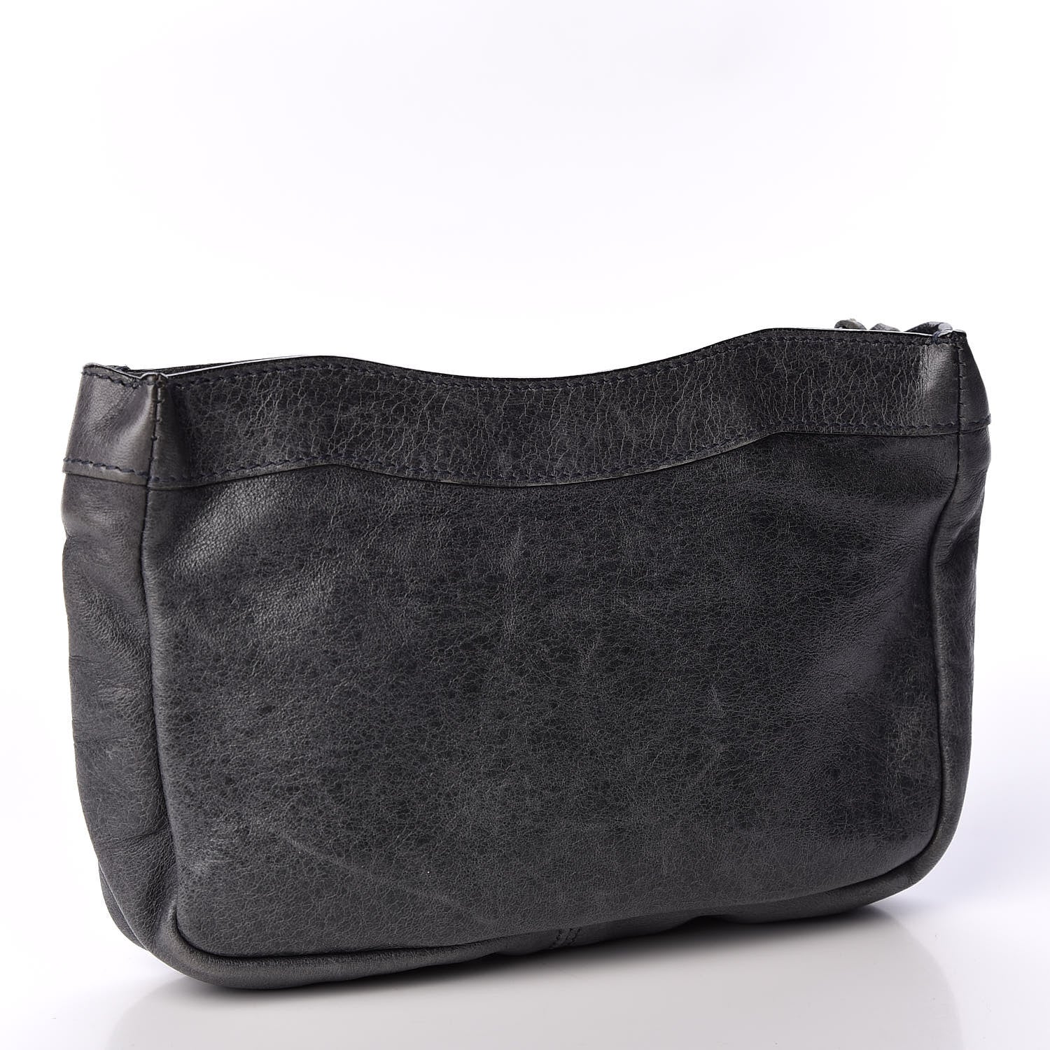 Balenciaga Chevre Porte Toilette Makeup Clutch Anthracite 2 of 10