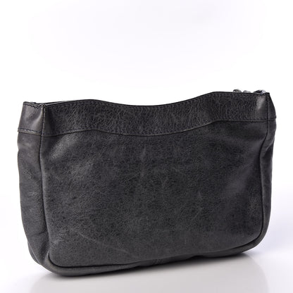 Balenciaga Chevre Porte Toilette Makeup Clutch Anthracite 2 of 10