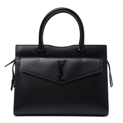 Saint Laurent Grain De Poudre Medium Uptown Tote Black 1 of 4
