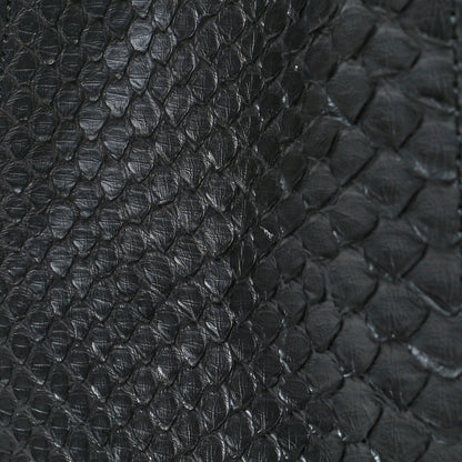 Chanel Snakeskin Jumbo Double Flap Black 13 of 14