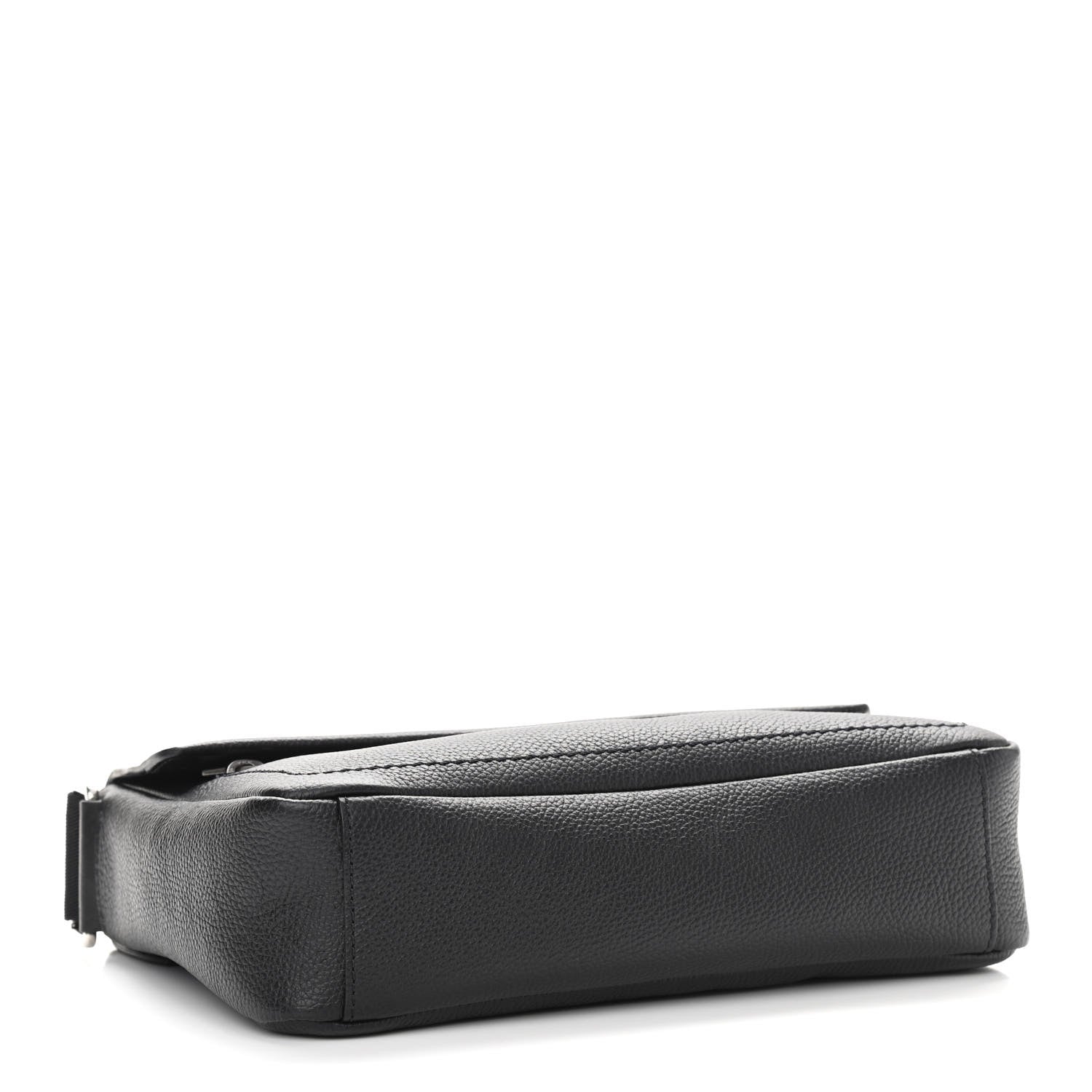 Alexander McQueen Grained Calfskin Crossbody Messenger Black 4 of 10