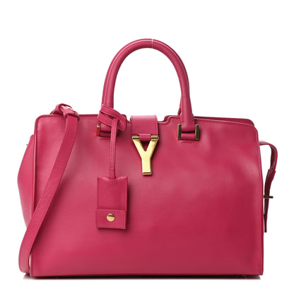 Saint Laurent Calfskin Small Classic Y Cabas Fuchsia 1 of 8