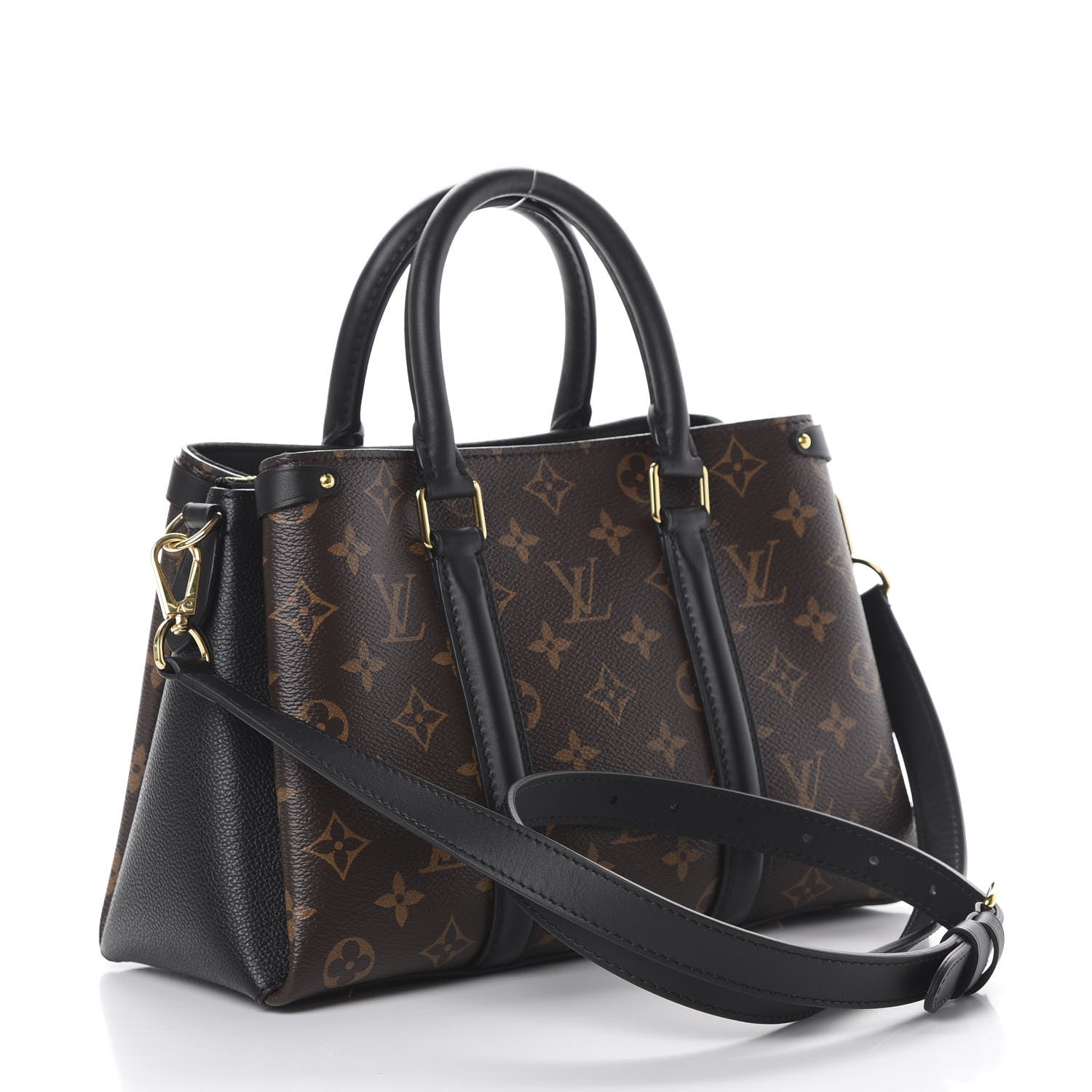 Louis Vuitton Monogram Soufflot BB Black 2 of 14