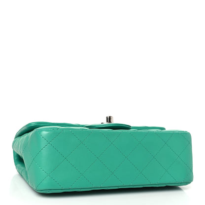 Chanel Lambskin Quilted Mini Rectangular Flap Green 4 of 9