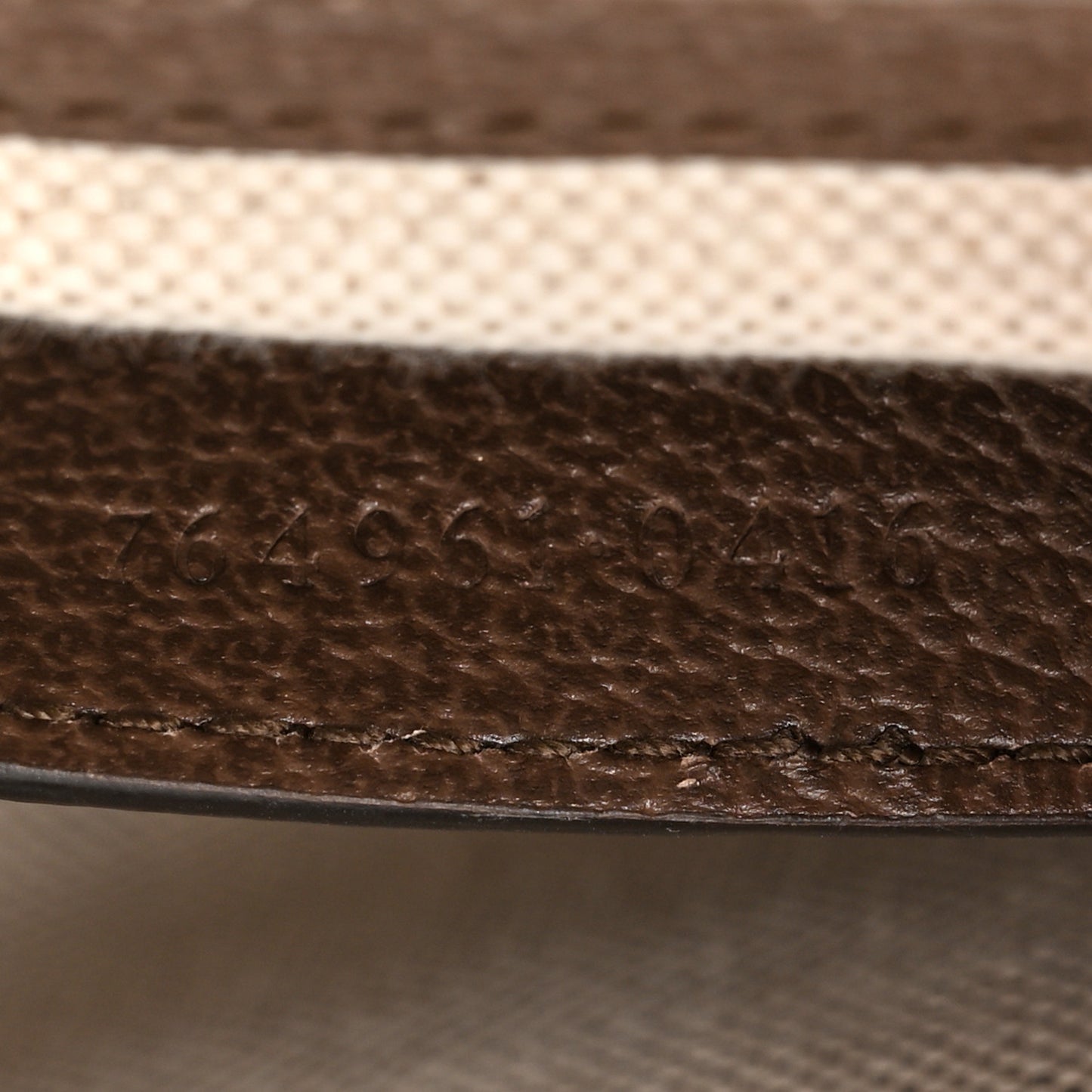 GG Supreme Monogram Textured Dollar Calfskin Web Mini Ophidia Envelope Shoulder Bag Beige Ebony