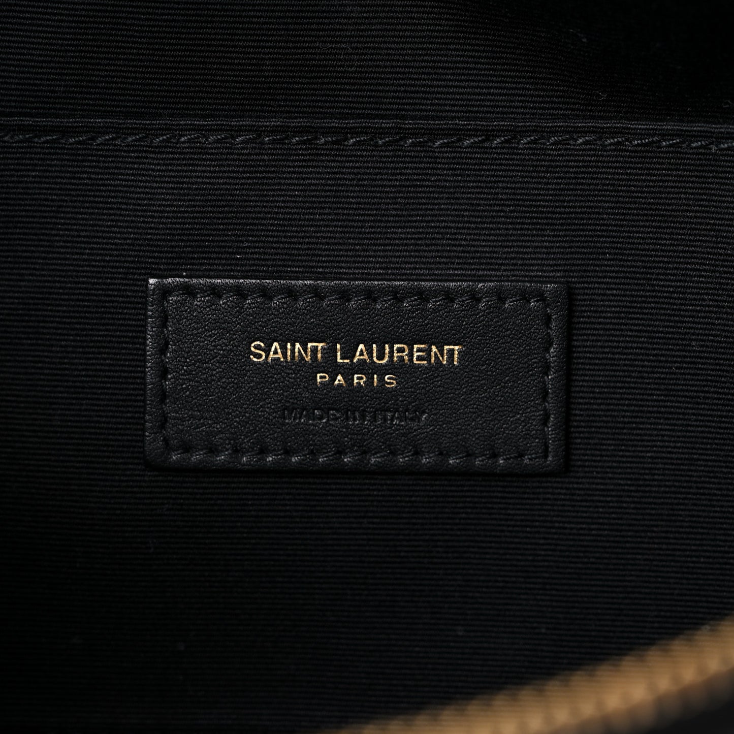 Grain De Poudre Monogram Belt Bag Black