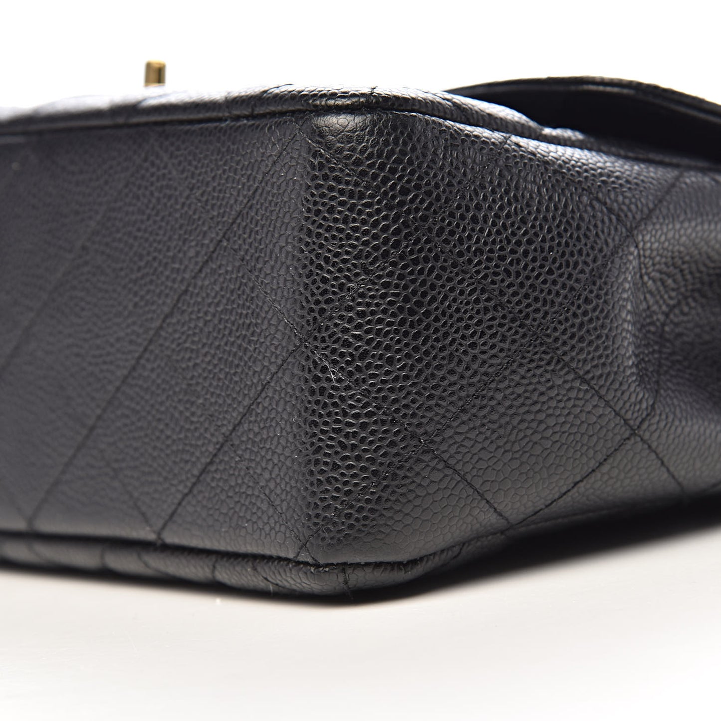 Caviar Quilted Jumbo Single Flap Black