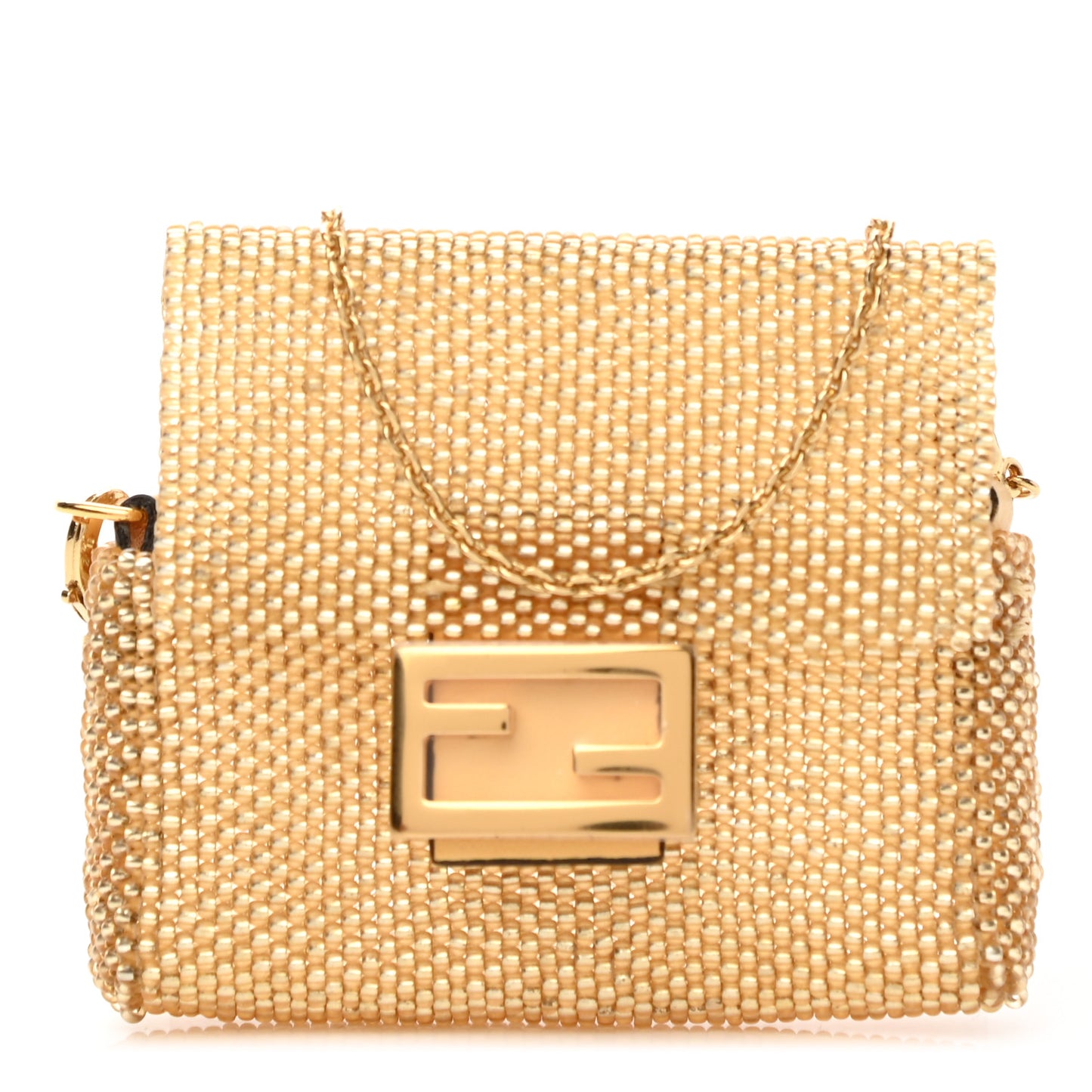 Glass Vitello King Beaded Mini Pico Baguette Charm Semolino