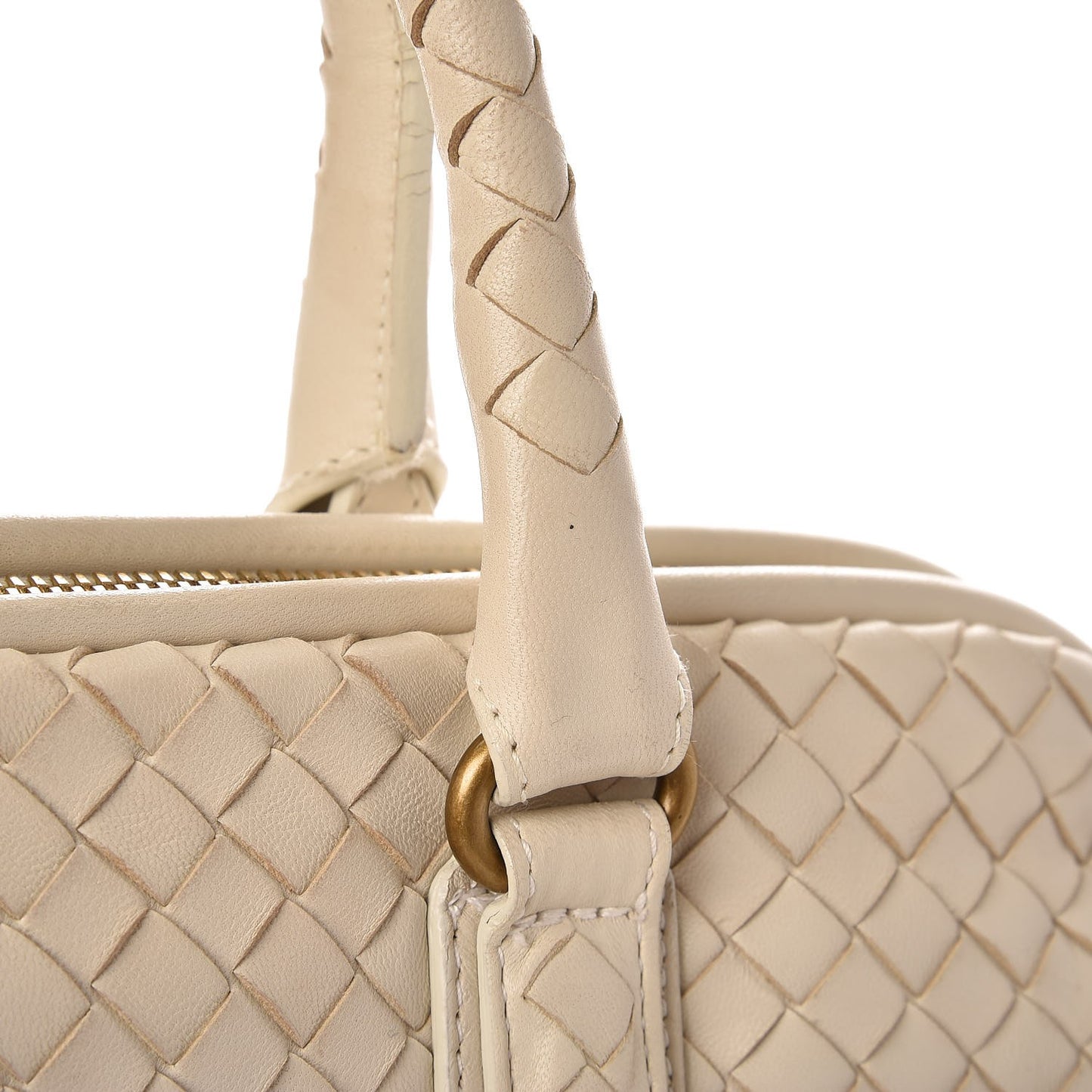 Nappa Intrecciato Frame Tote Colonial