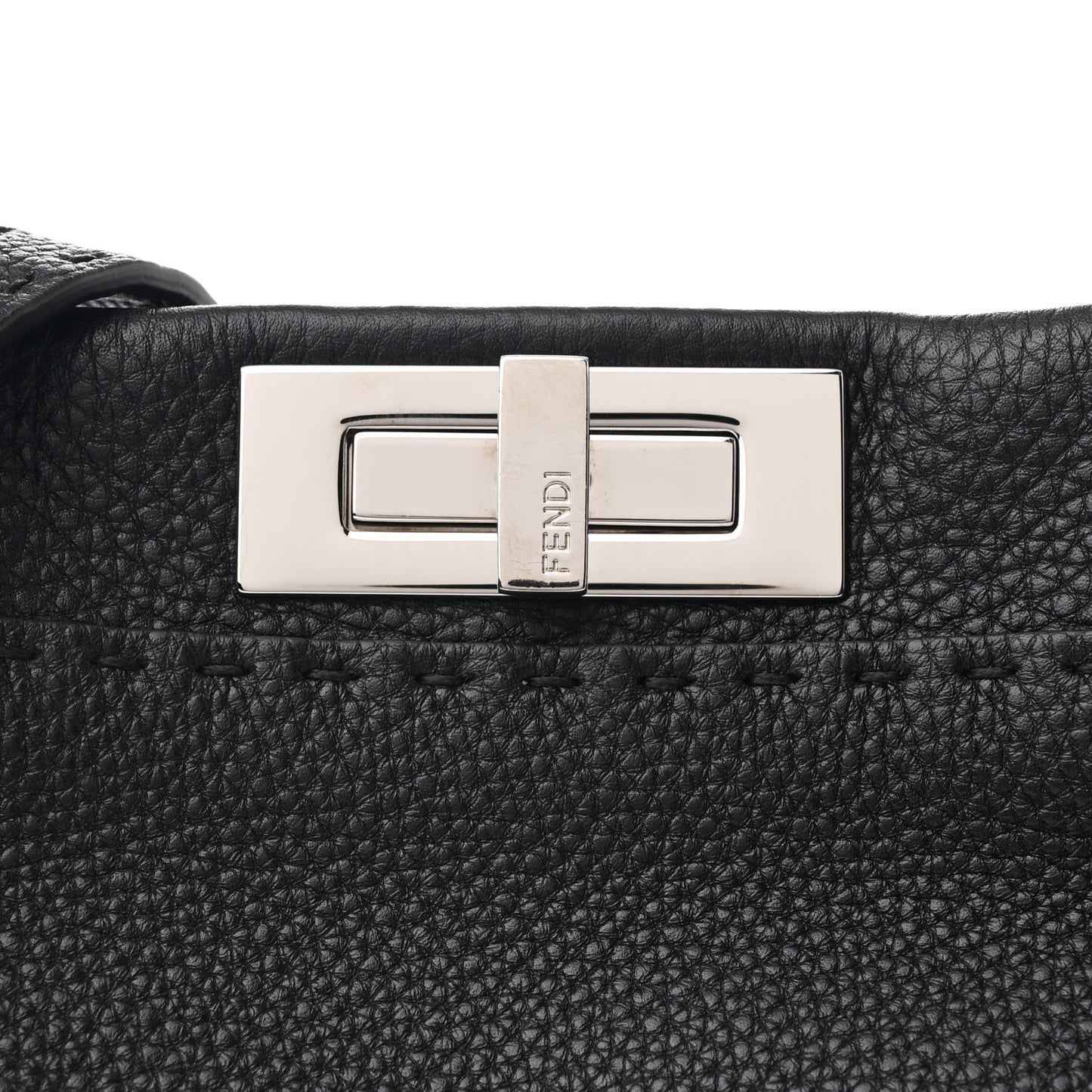 Cuoio Romano Selleria Bi-Color Medium Peekaboo Iconic Satchel Black Mou Black Mou