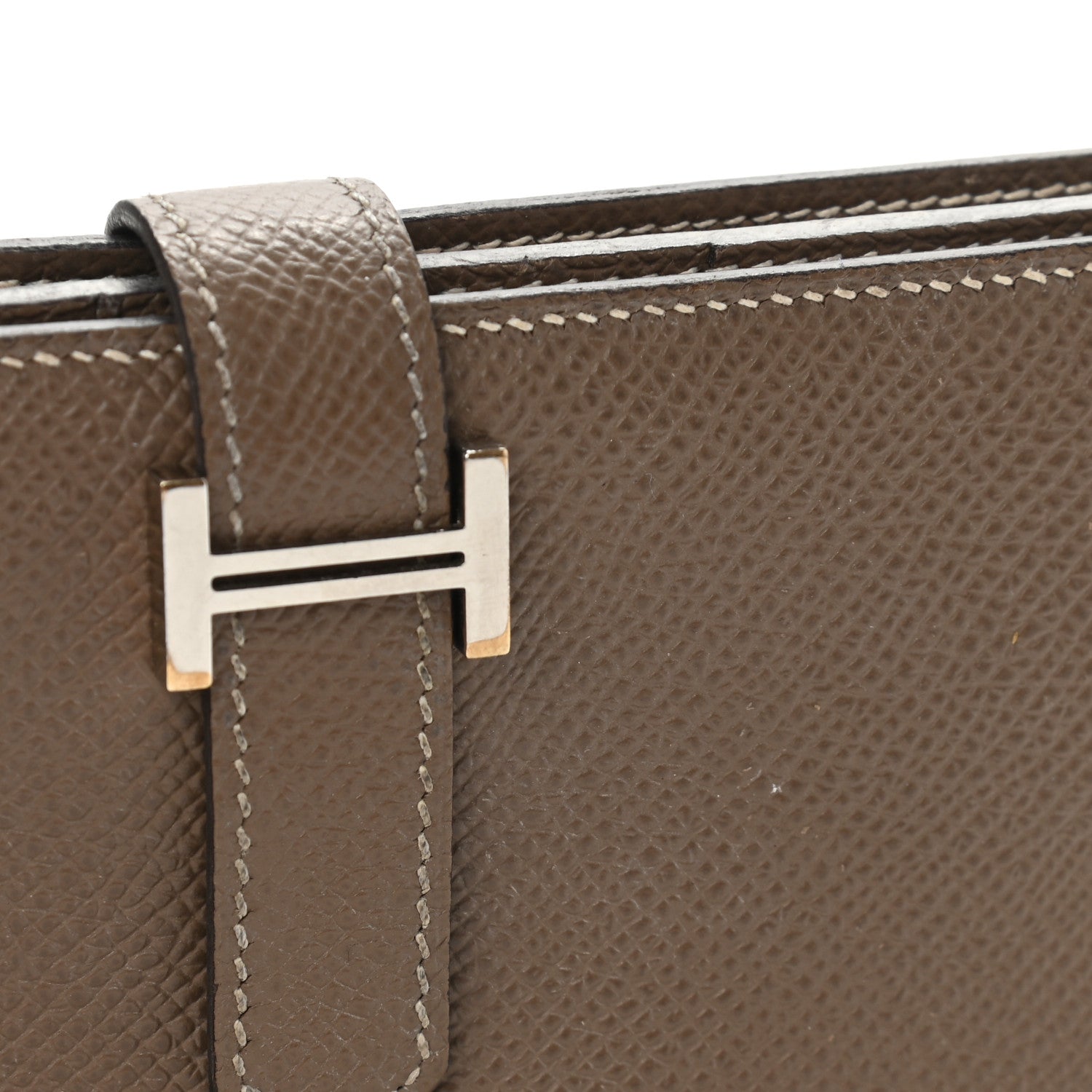 Hermes Epsom Bearn Gusset Wallet Etoupe 9 of 12