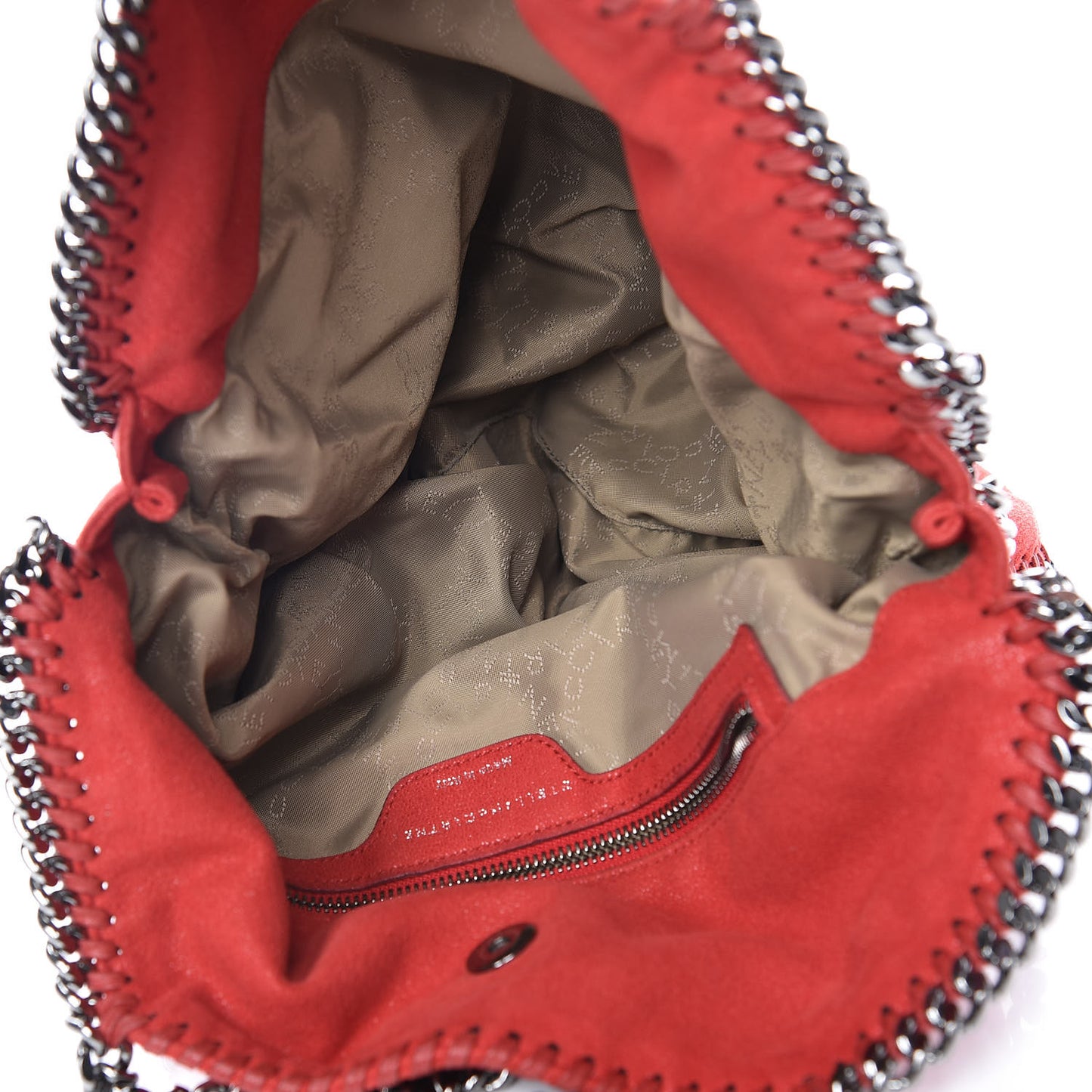 Shaggy Deer Falabella Fold Over Tote Flame