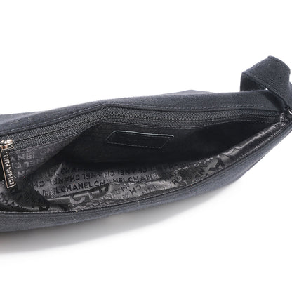 Chanel Jersey CC Pyramid Stud Flap Black 7 of 7