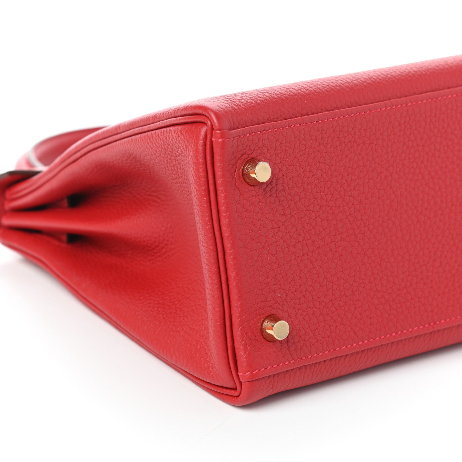 Hermes Togo Kelly Retourne 28 Rouge Vif 8 of 10