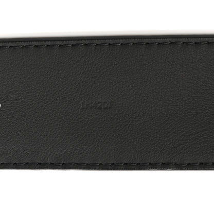 Louis Vuitton Monogram Eclipse Taigarama 40mm LV Initiales Reversible Belt 110 44 Black 6 of 8