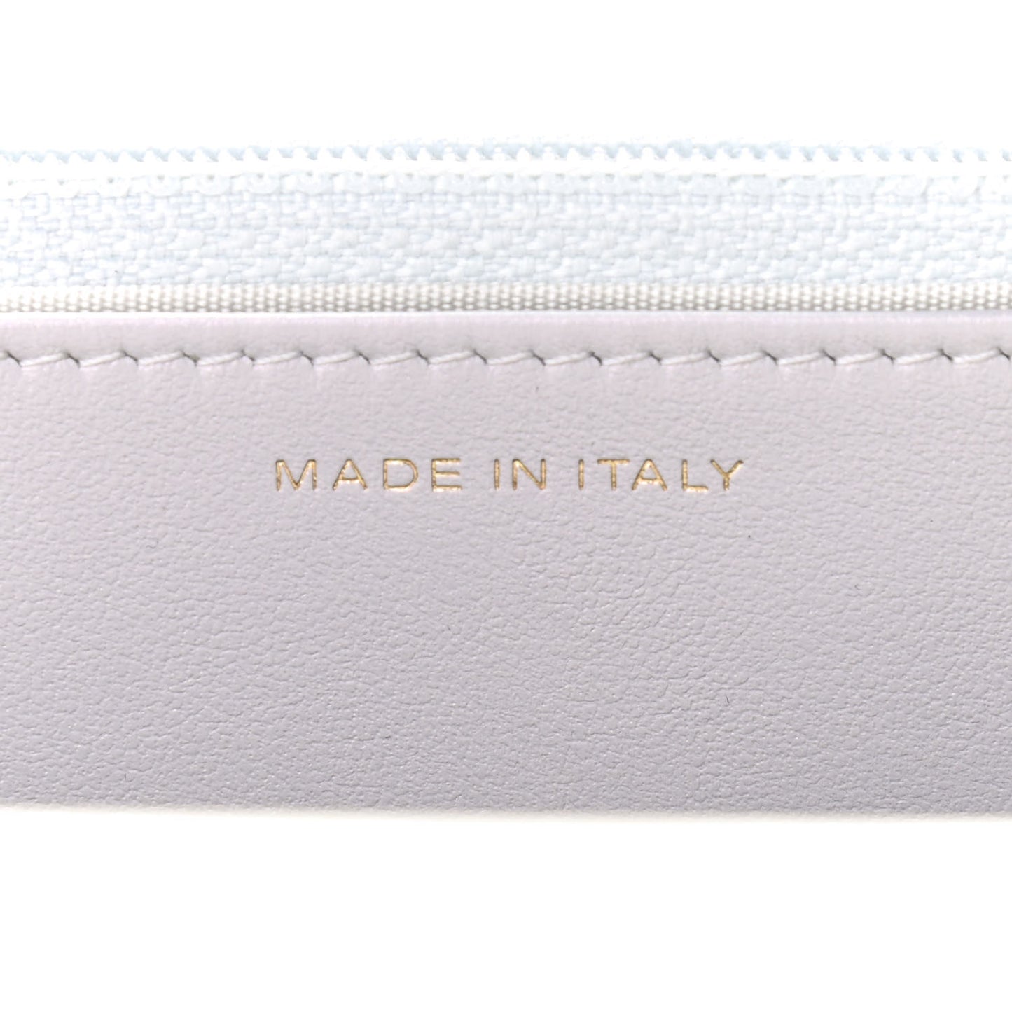 Iridescent Calfskin Quilted Chanel 19 Wallet On Chain WOC White