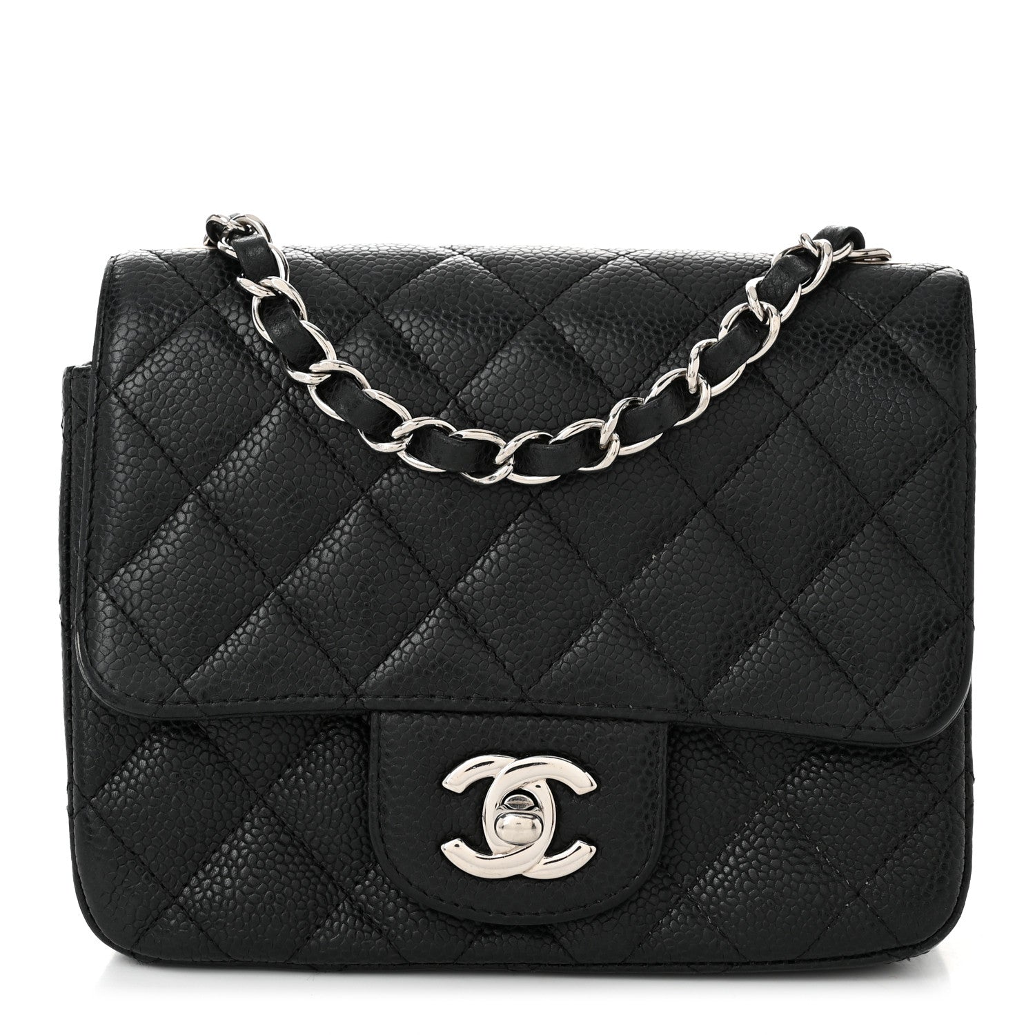 Chanel Caviar Quilted Mini Square Flap Black 1 of 10