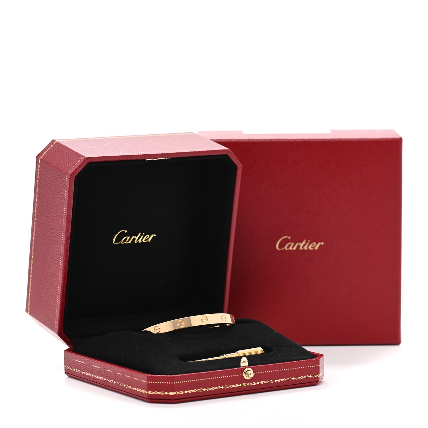18K Yellow Gold LOVE Bracelet 17