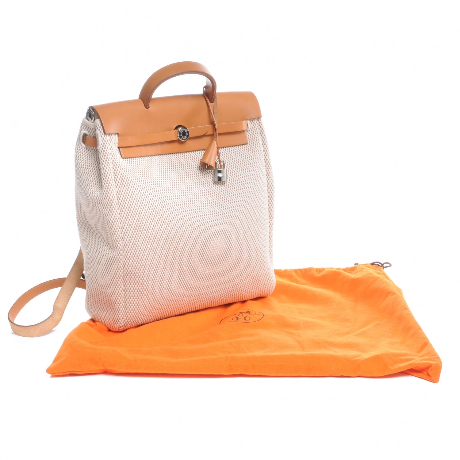 Hermes Toile HERBAG GM Natural 2 of 11