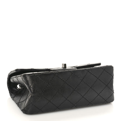 Chanel Aged Calfskin Quilted 2.55 Reissue Mini Flap So Black 4 of 9
