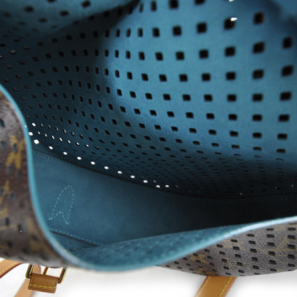 Louis Vuitton Monogram SC Flore Saumur Teal 6 of 8