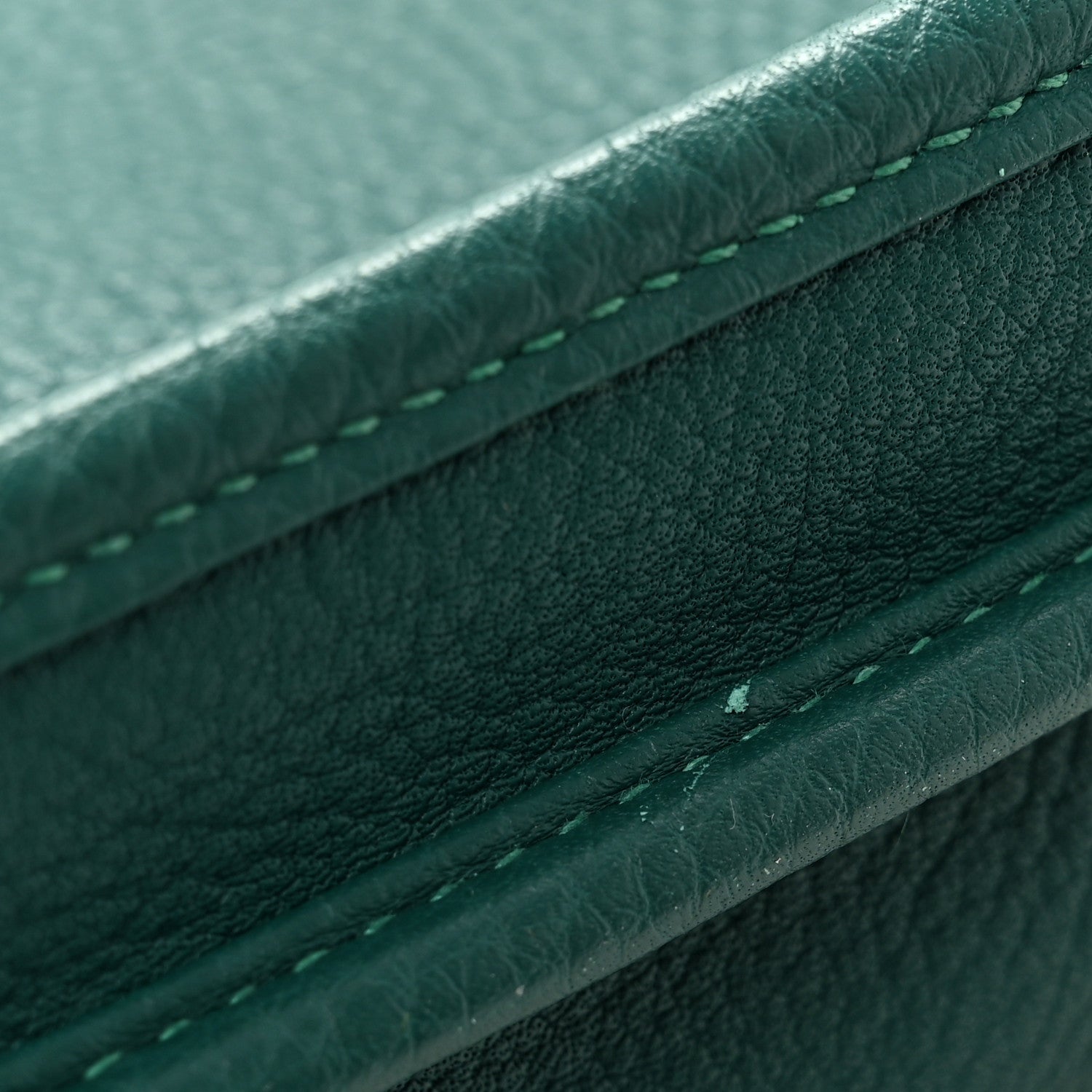 Hermes Taurillon Clemence EVELYNE III PM Malachite 11 of 12