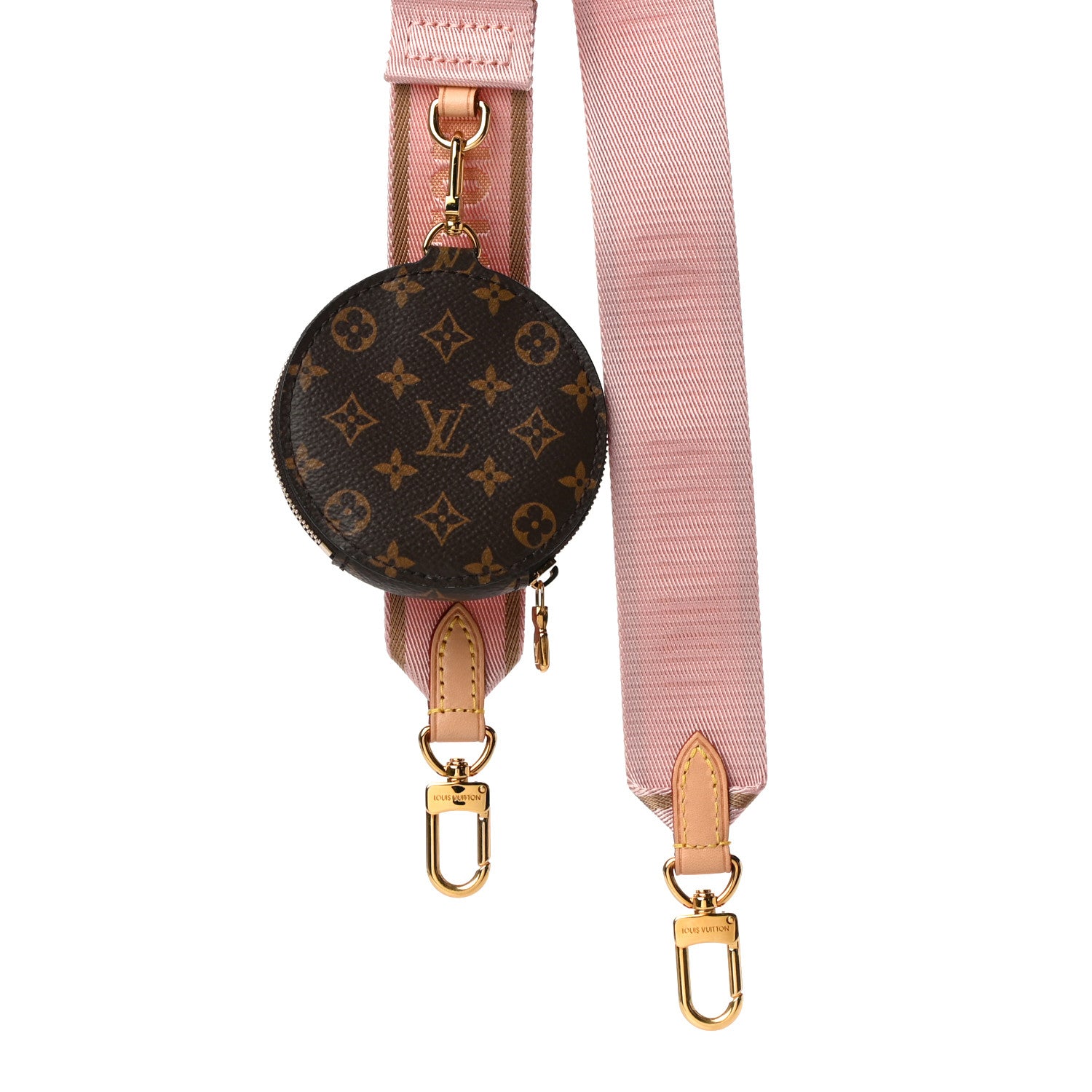 Louis Vuitton Monogram Multi Pochette Accessories Bandouliere Shoulder Strap Rose Clair 5 of 5